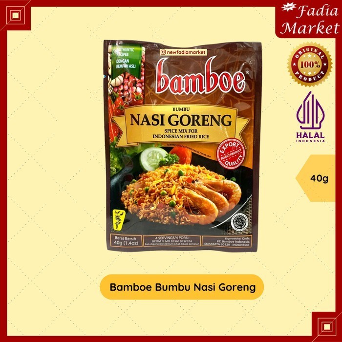 

Bamboe Bumbu Masak Instan - Nasi Goreng 40g