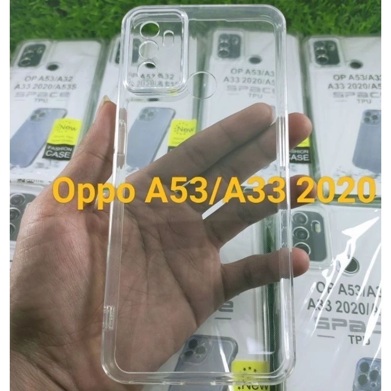 Clear Case Softcase Slikon Transparan HP Oppo A53 -A33/Casing Bening Clear Transparan
