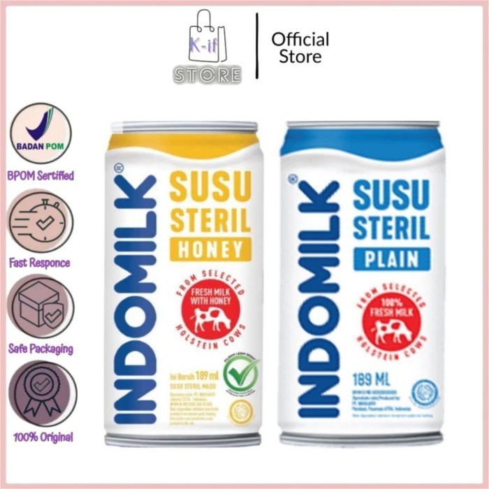 

[K-ifstore] Indomilk Susu Steril 189ml