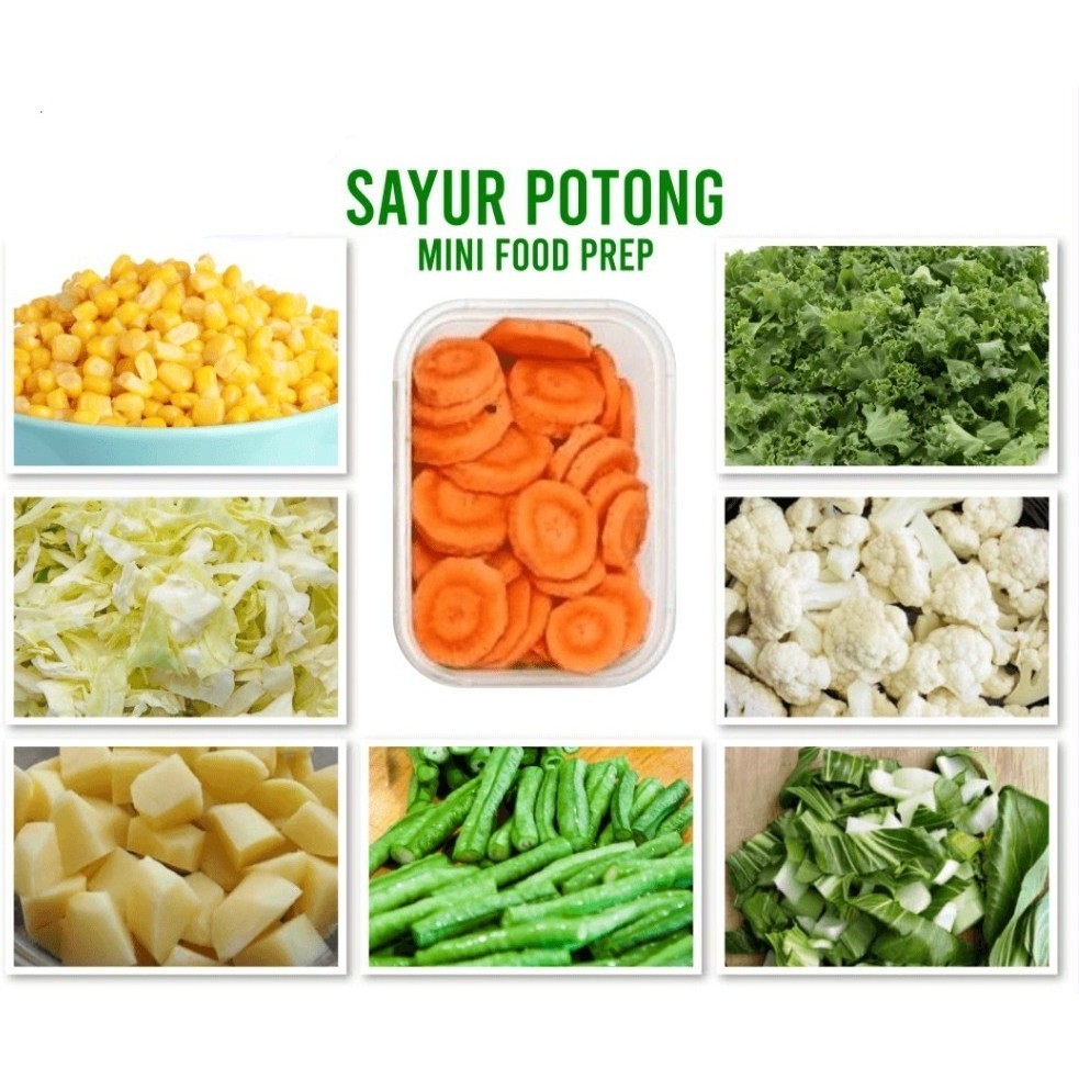

Aneka Sayur Potong / Foodprep Mini Promo Sleman Jogja | Warung Sayur Jogja
