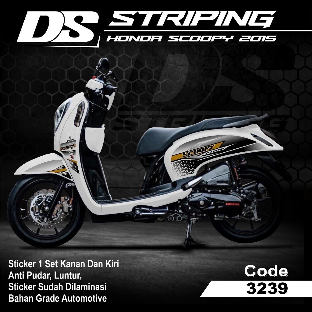 Stiker Striping Scoopy 2013 2014 2015 2016