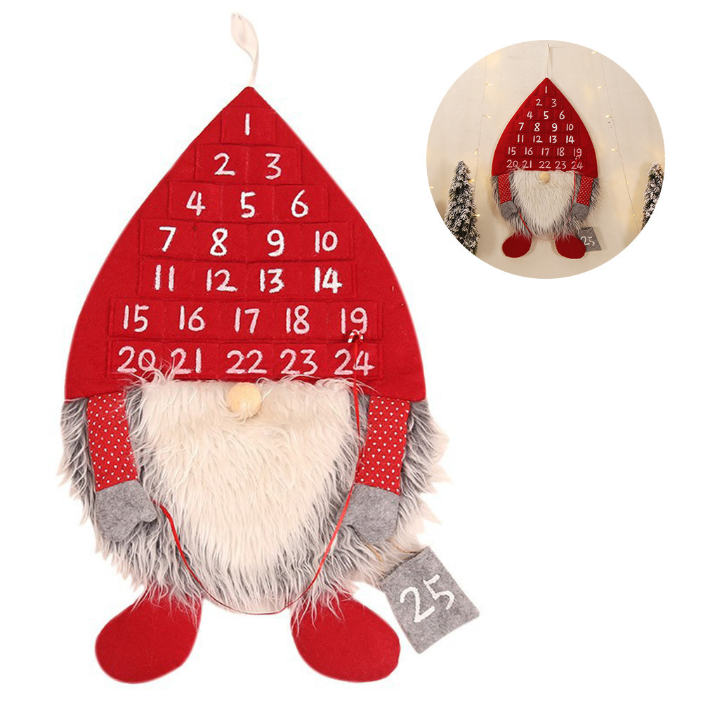 

Christmas Decoration Creative Forest Man Ornaments DIY Advent Calendar Cherished Holiday Keepsake Perfect Size for Kids Children