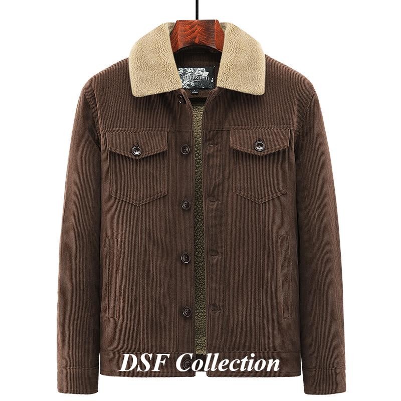 Jaket Coduroy  Windbreaker Jacket Men Corduroy