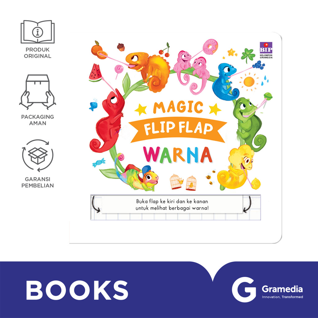 Ce Magic Flip Flap: Warna