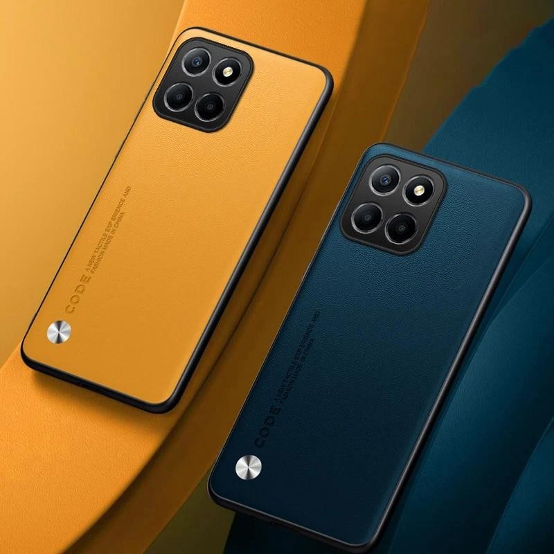 New Phone case Honor X6B X6A Carbon Fibre Leather Silicone Full Protection Casing For Honor X6 X6S 4