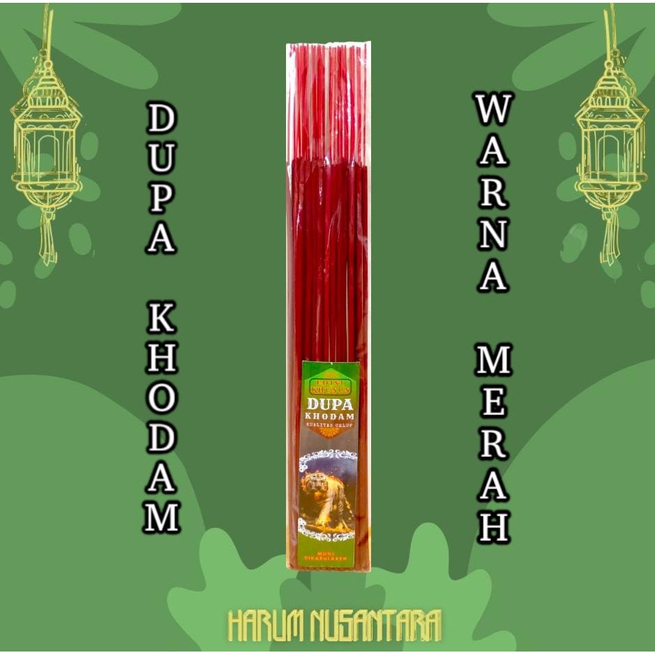 Dupa Khodam Macan Putih Isi 30 Batang Warna Merah