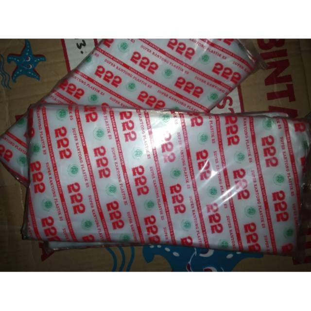 pe ukuran sekilo 15x30 (5 pack) plastik es plastik gula kantong es kantong gula