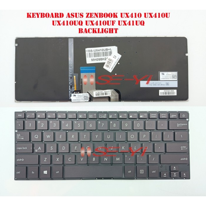 Keyboard Asus Zenbook UX410 UX410u UX410uf UX410uq UX410uqk series