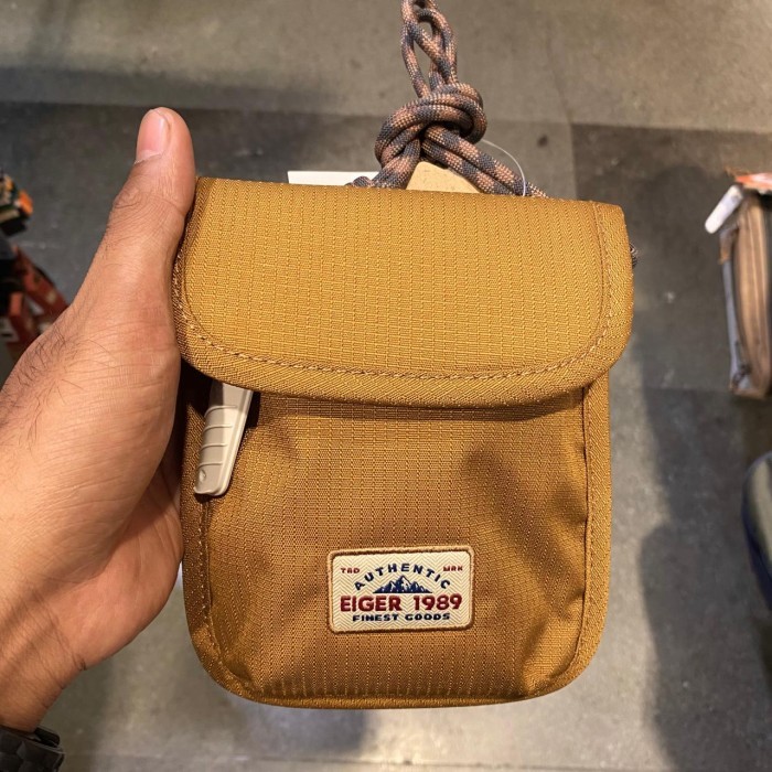 EIGER TAS WANITA SELEMPANG SERIES HANG ON WALLET - BROWN