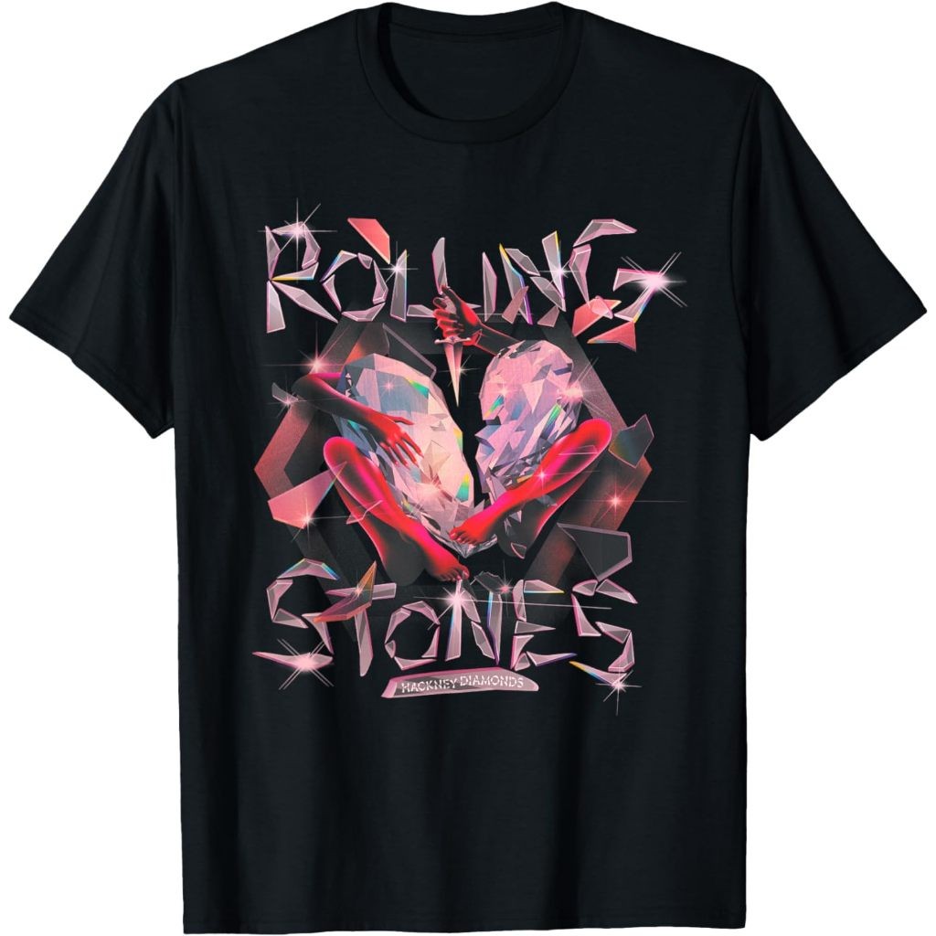 Baju Kaos Official The Rolling Stones Exclusive Hackney Diamonds T-Shirt