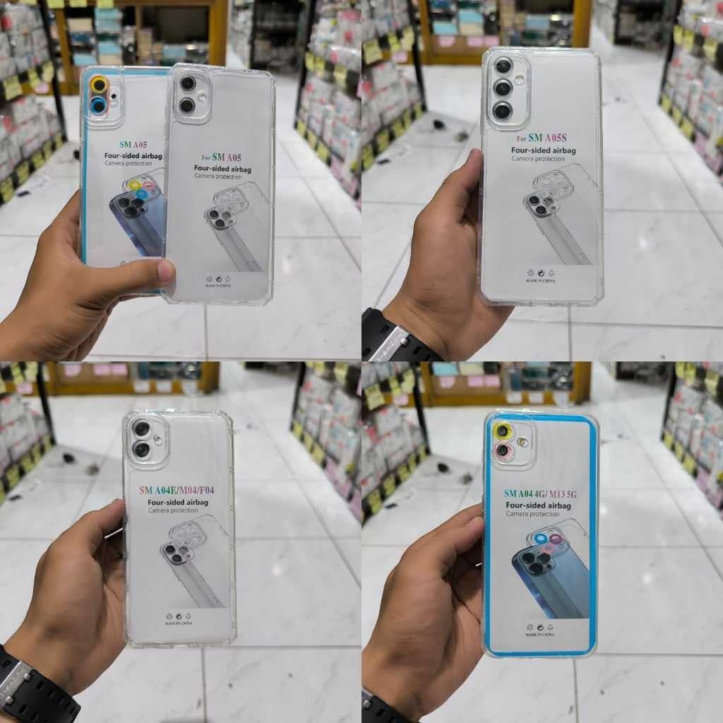 Case Bening Samsung A05  A05S  A04E  M04  F04  A04 4G  M13 5G Clear Case Transparan Four-SidedBag