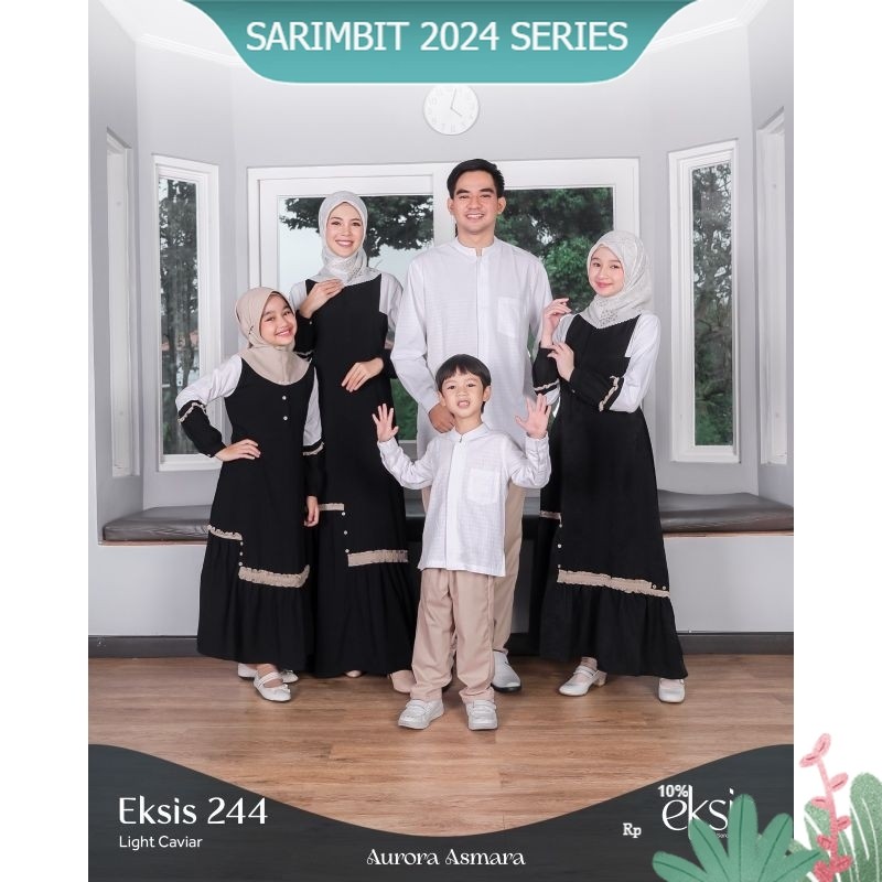 SARIMBIT SEPLY EKSIS 244 LIGHT CAVIAR/  Sarimbit Keluarga Gamis Meyra 260 Selia 163 Koko Kaseo 227 K