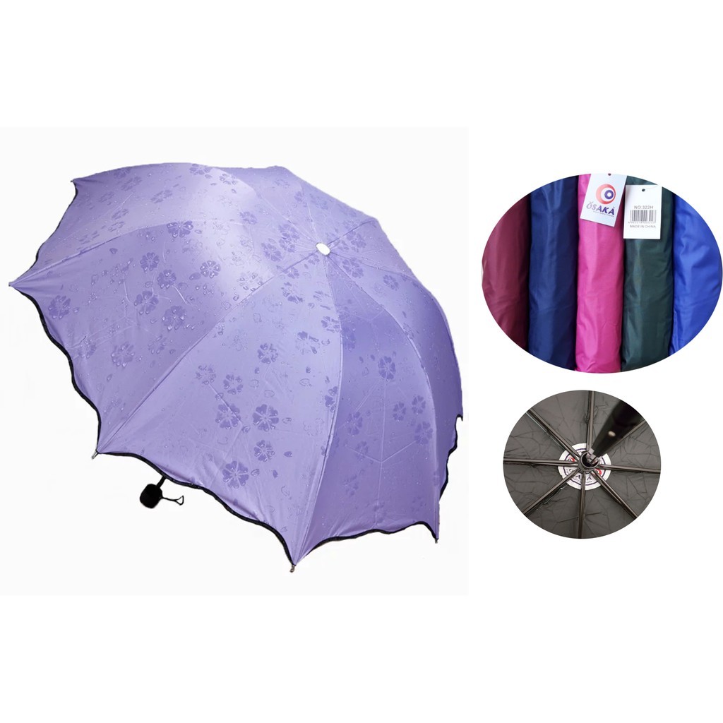 Payung Lipat 4 Fancy 3D / Magic / Ajaib ANTI UV merk OSAKA OSK-322