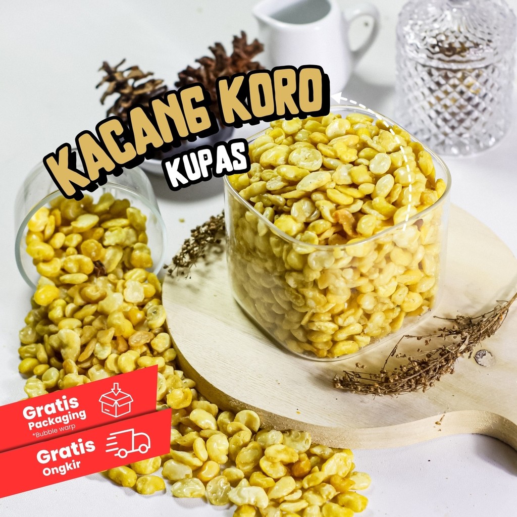 

Kacang Koro Kupas Original Premium By Kucinta Snack