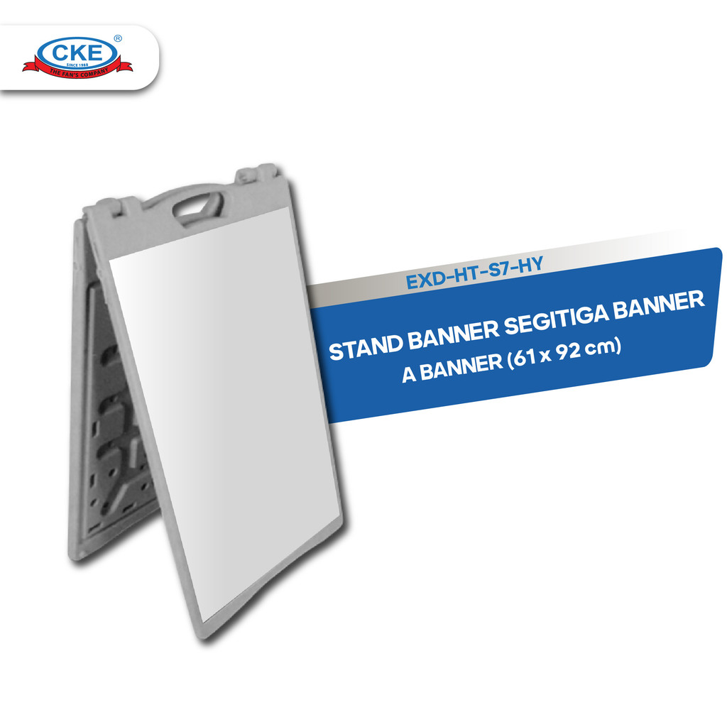 STAND BANNER SEGITIGA BANNER - A BANNER (61 x 92 cm)