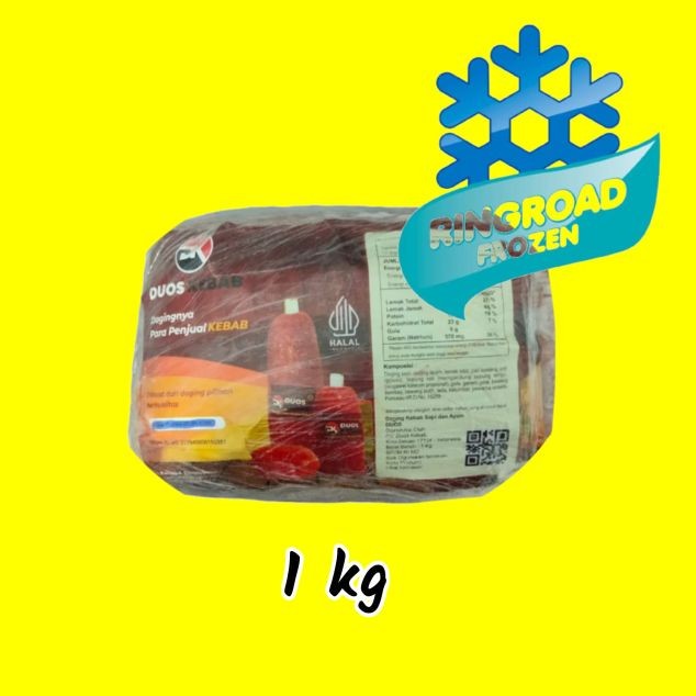 

DUOS KEBAB DAGING SAPI DAN AYAM 1 KG SUPER - TANPA TIANG