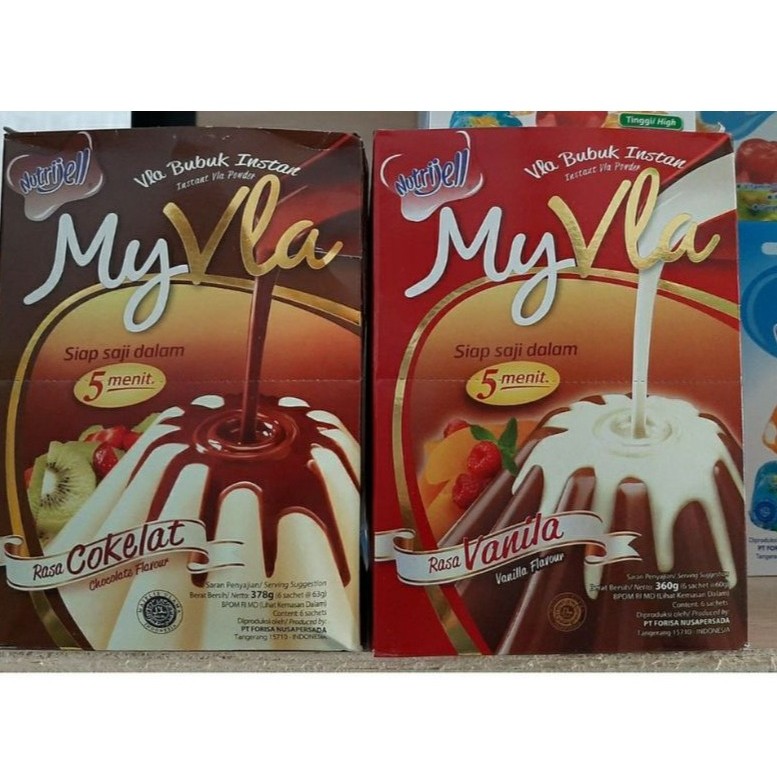 

My Vla Nutrijell Vanilla Dan Coklat 60 Gram