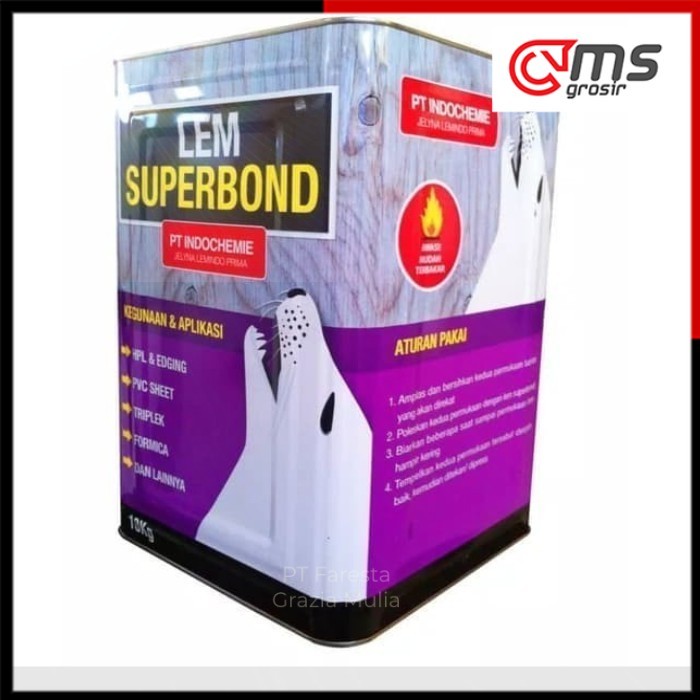 LEM SUPERBOND BLACK & BLEK ( 10 KG )