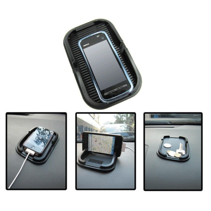 

Dashmat Car Anti Slip Sticky Pad Mobil Phone GPS Mp3 Coin Holder Uang