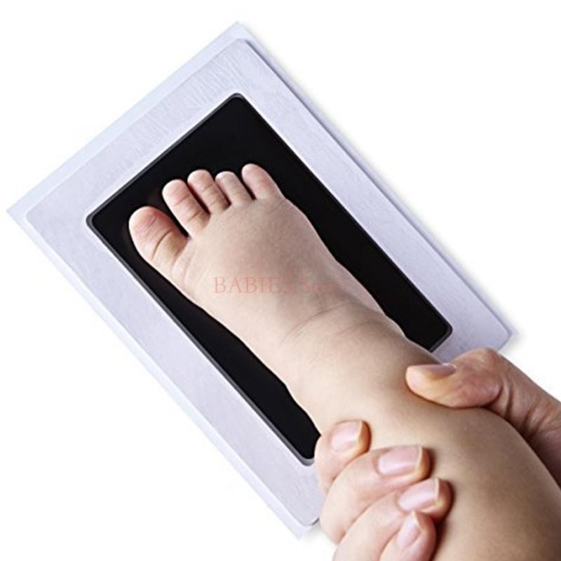 

C9GB Baby Handprint Footprint Inkless Infant Hand & Foot Stamp Safe