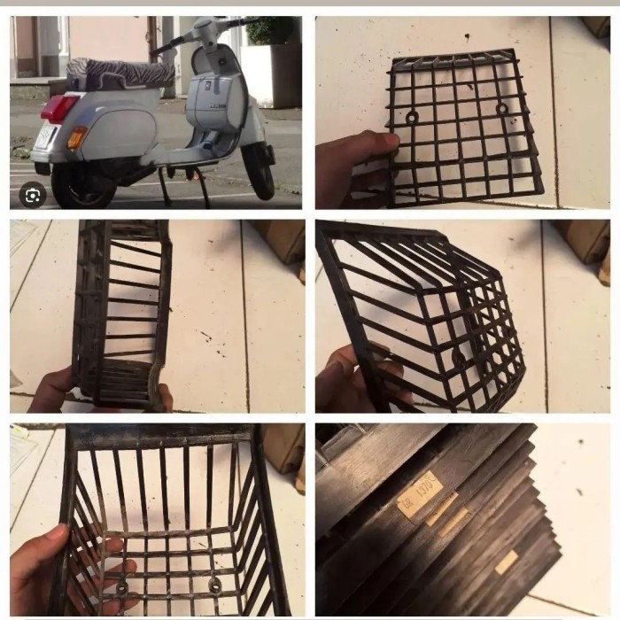 Grill stoplamp vespa PK125XL ori nos italy cakep