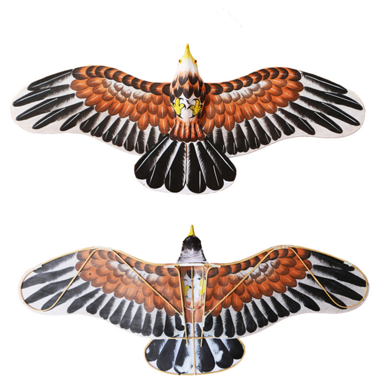 

free shipping 92cm hawk kites Chinese traditional kites hand paint eagle kite can twin-tray decorate kites elderly favorite toys