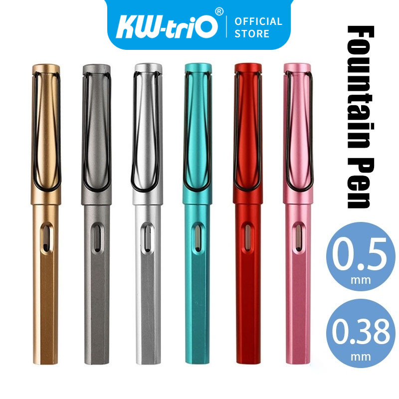 

fountain pen/Pena/pulpen/laser pulpen untuk Pelajar/0.38mm/0.5mm dapat diisi ulang dengan tinta Pena