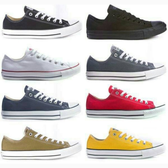 ✨TERLARIS -sepatu wanita pria converse allstar sepatu murah grade ori - Kuning, 36