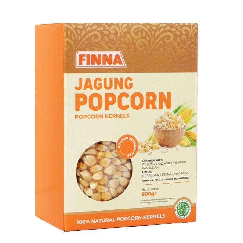 

FINNA Jagung Berondong Popcorn Konvensional 500gr