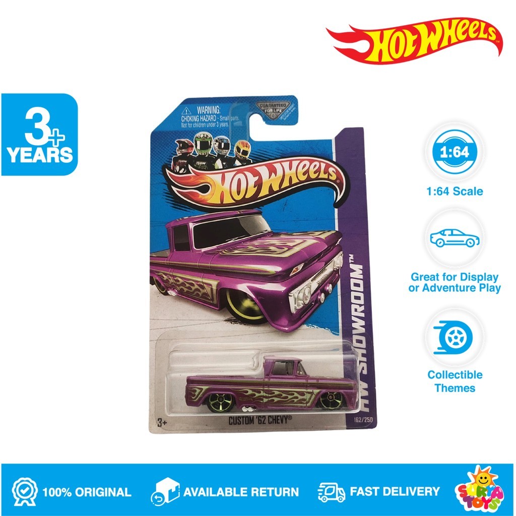 Hot Wheels Custom 62 Chevy HW Showroom Pickup