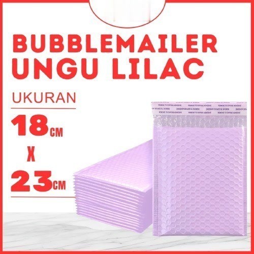 

Amplop Bubble Mailer Wrap 18x23 cm Ungu Pastel Premium Quality