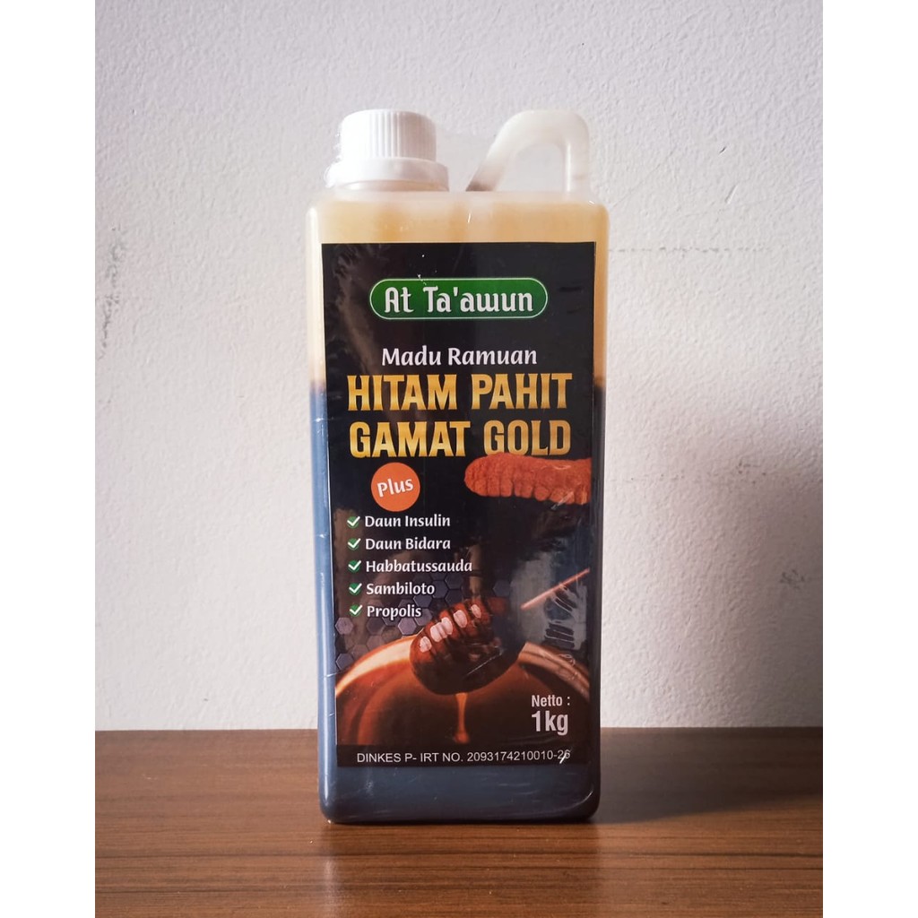 

Madu Hitam Pahit Gamat Gold Insulin 1 kg Plus Propolis