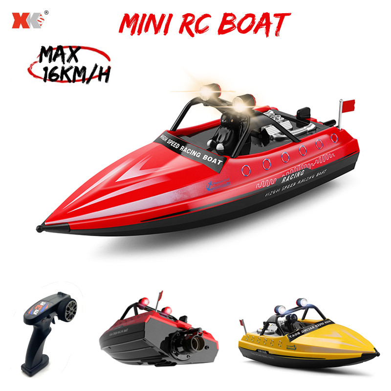Wltoys XKS WL917 RC Boat 2.4G Remote Control Water Jet Thruster Pvc Electric Speedboat 917 Water Min