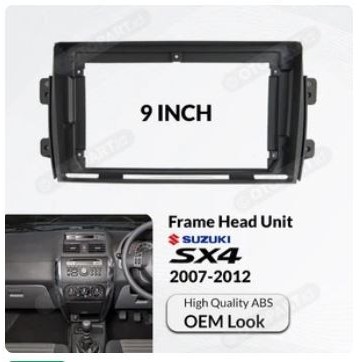 FRAME HEAD UNIT ANDROID 9 INCH SUZUKI SX4 2007-2015 / FRAME ANDROID SUZUKI SX4 / FRAME SUZUKI SX4 20