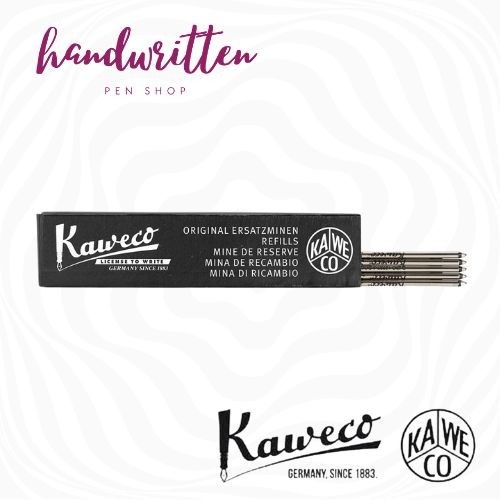 

[Terbaru] KAWECO D1 Size Ballpoint Pen Refill/ Pulpen - Black, 1.0mm