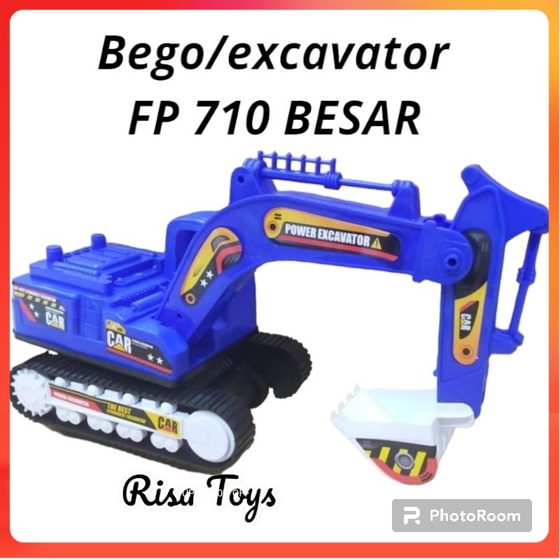 RT- MAINAN ANAK BEGO/EXCAVATOR BESAR FP 710 DAN FP 711, MAINAN BEGO BISA GARUK TERBAIK