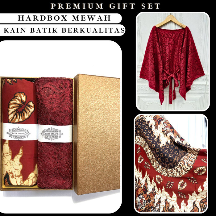 

Hampers kado hadiah kenang-kenangan guru dosen kain batik 100% katun - galaranapi