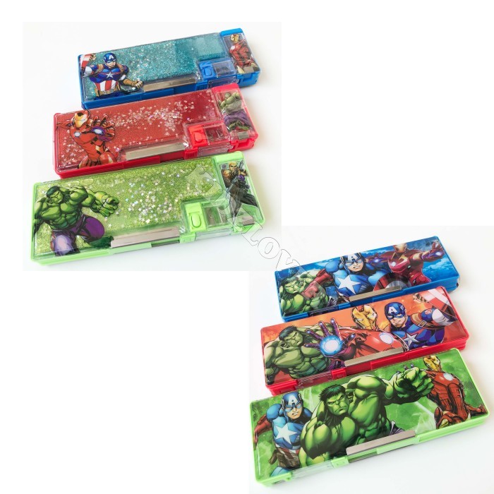 

[Promo] Kotak Pensil Anak Model Glitter Air - Avengers