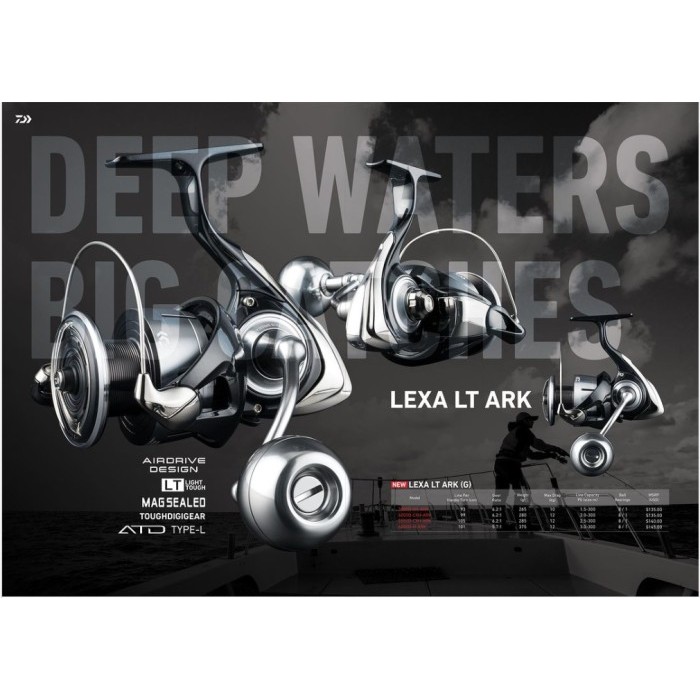 Daiwa 2023 Lexa LT ARK Spinning Reel Pancing - LT3000D-XH-ARK