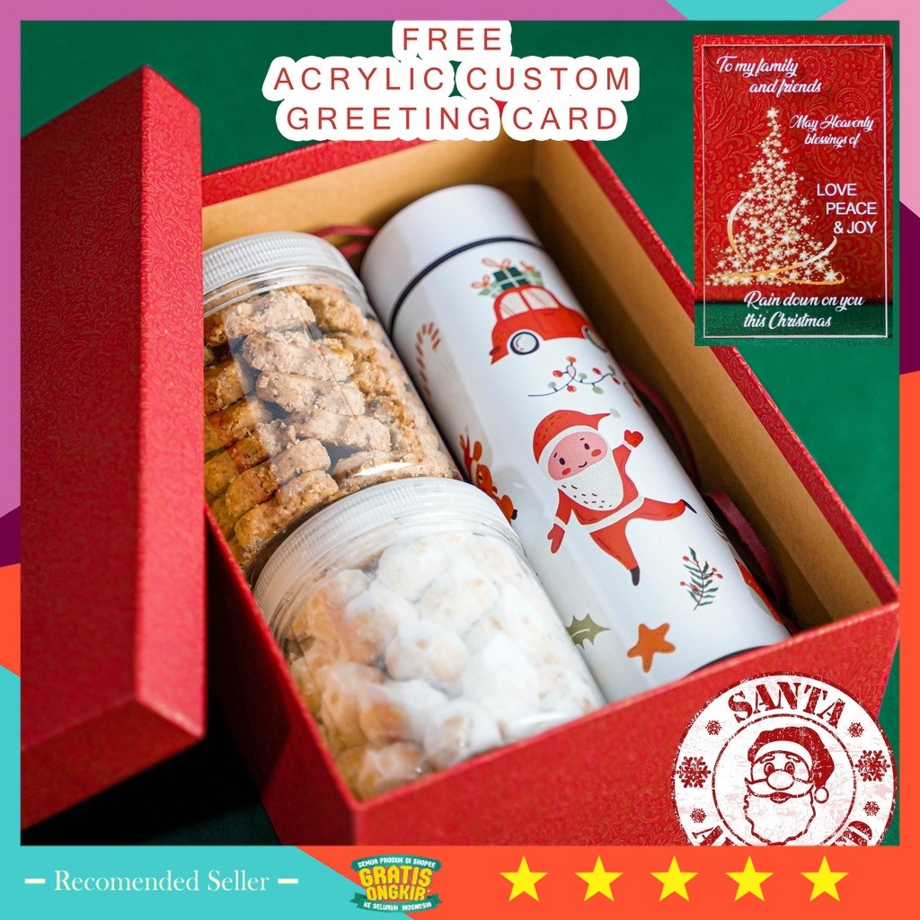 

Hampers Natal Keren Unik Lucu Murah kekinian / Sakou Christmas Hampers Gift Hamper Natal Parsel Tahun Baru Parcel Kado Kue Kering