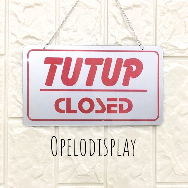 

Sign Board open close