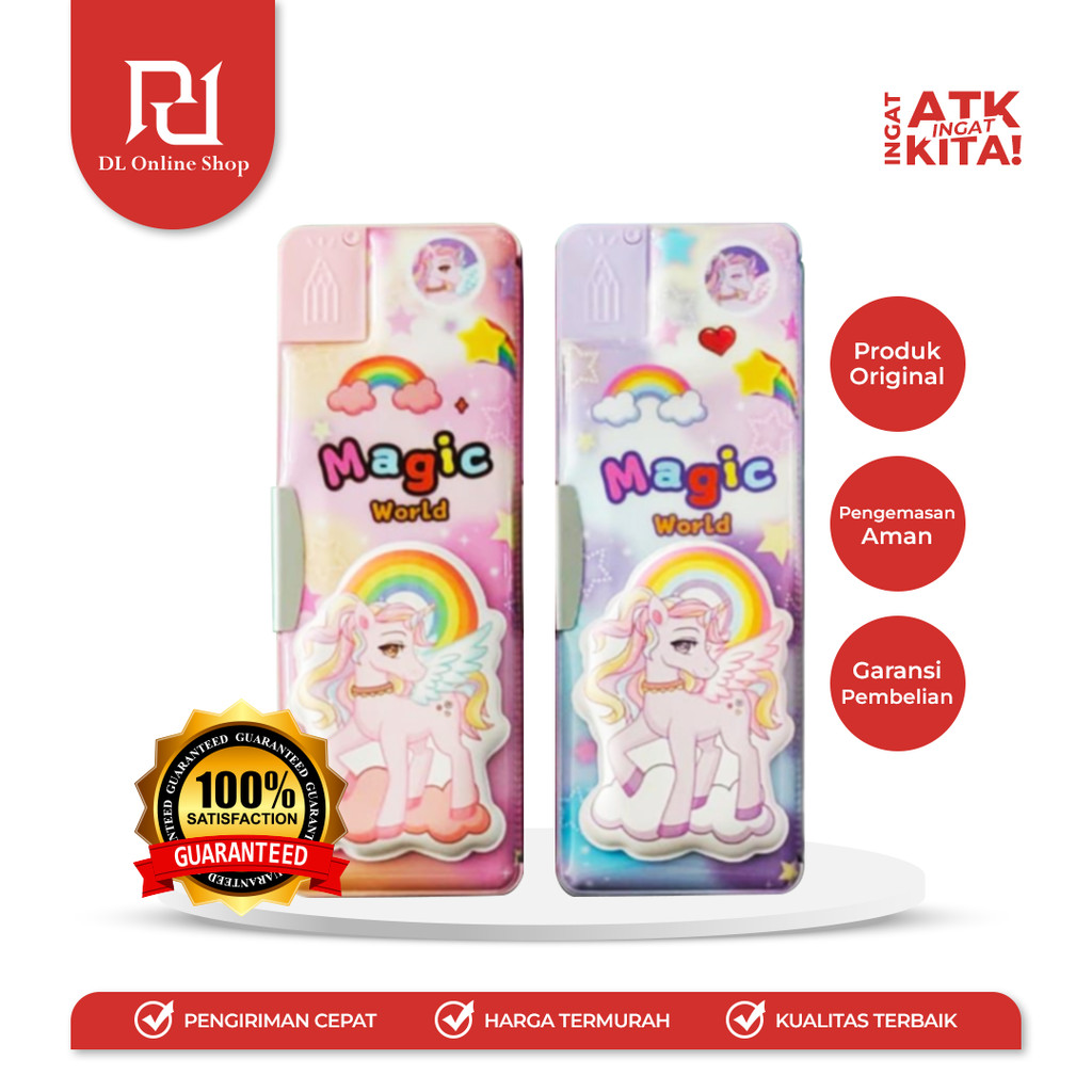 

XIAOLINGJING TEMPAT PENSIL MAGNET MAGIC WORLD 35300-B (1PC)