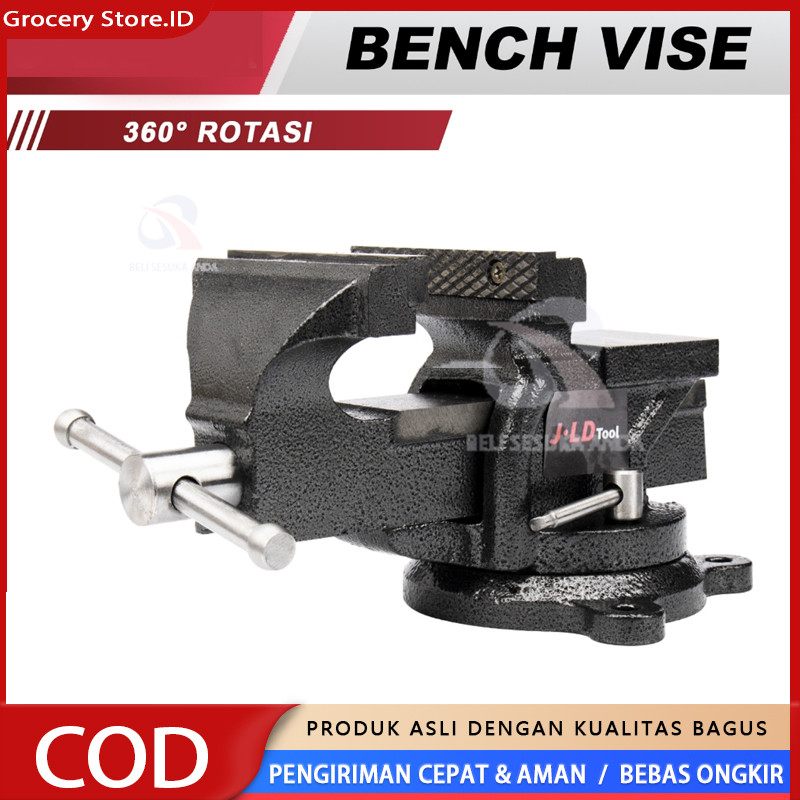 

Catok Clamp 5'' catok paron Ragum Klem Catok Meja Bench Vise Ragum Tanggem Alat Jepit Serbaguna Catok Paron Ragum Besi 5" inch Catok Paron Ragum Bench Vice 125mm Tanggem Meja Putar Bais Besi 5 Inci Vise Penahan Penjepit Pemutar 360 Derajat