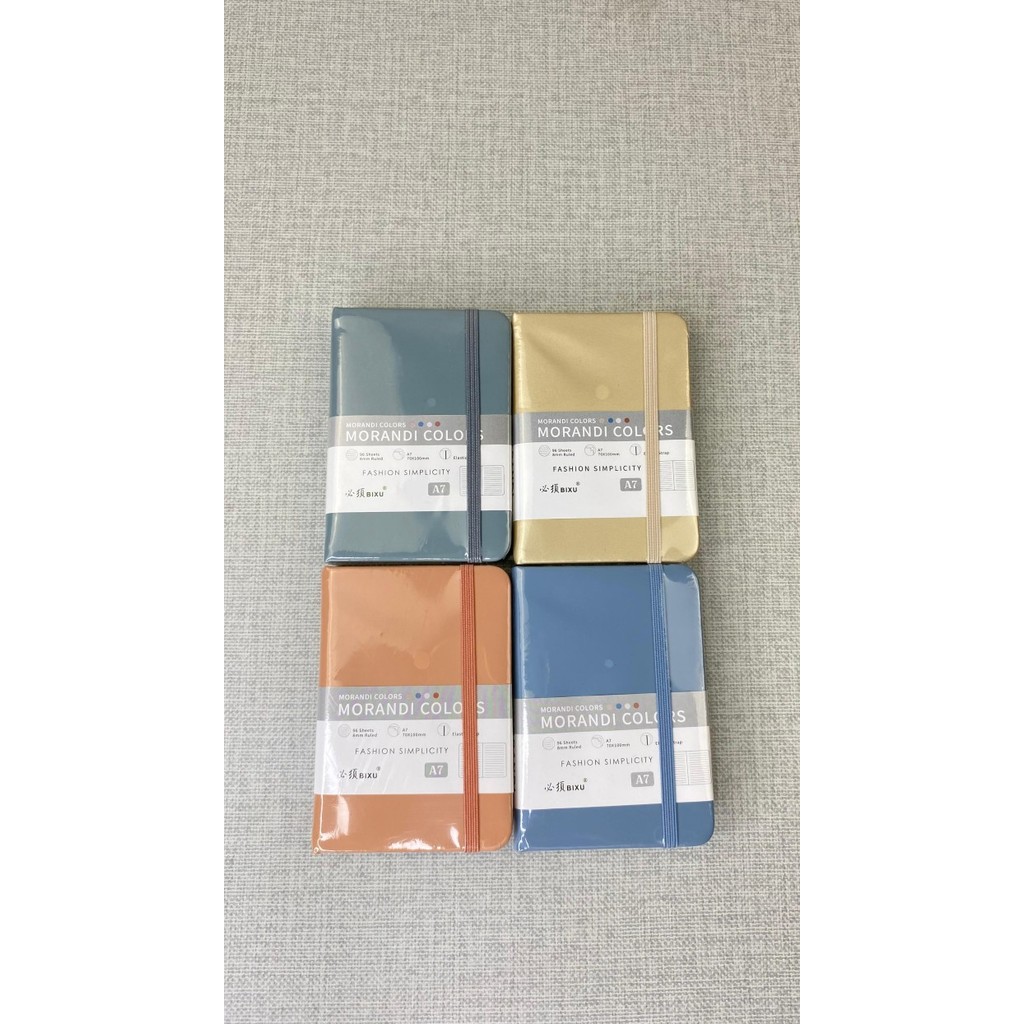 

BIXU Buku Agenda Tali A7 Morandi Colors Notebook Buku Catatan 09-10