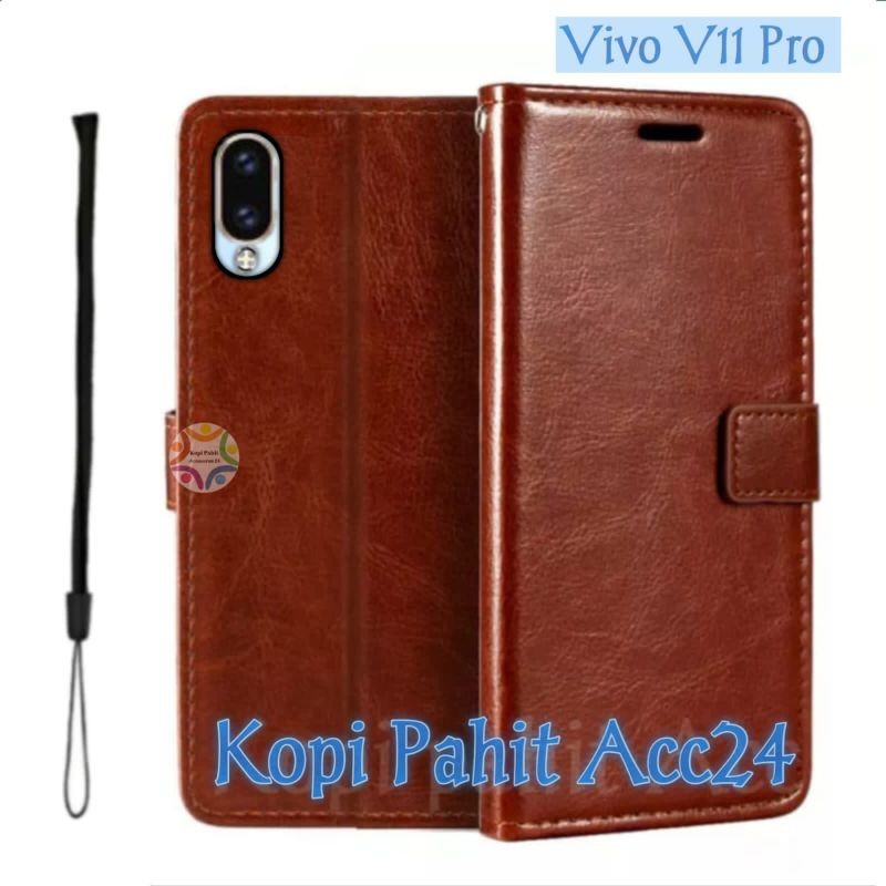 Case Untuk Hp Vivo V11 Pro 1804 1806 1814 Flip Cover Wallet Sarung Hp Casing Dompet Flip Magnet