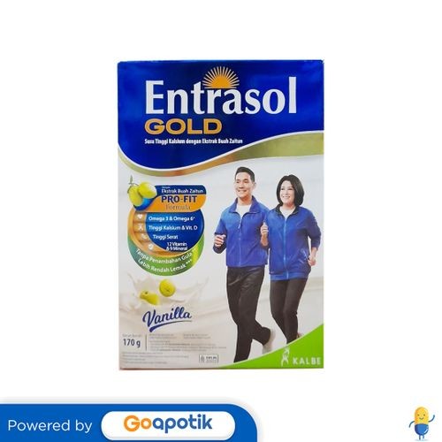 

Entrasol Gold Pro-Fit Rasa Vanila 170 Gram Box