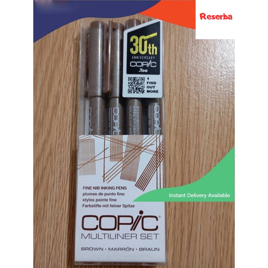 

Drawing Pen Copic Multiliner Brown Set 4pcs ( Clearance Sale)