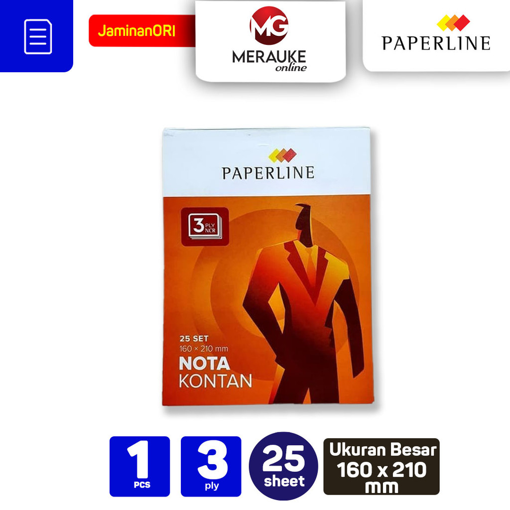 

Nota Kontan Paperline Besar 3 Ply