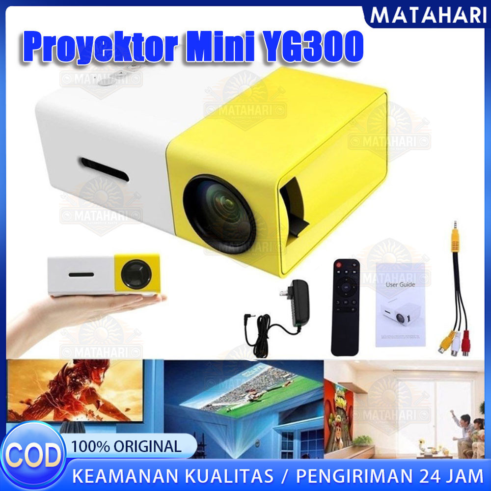 Proyektor mini YG300 Portable Led mini Proyektor hp mini Home Theater HDMI mini Proyektor Proyektor