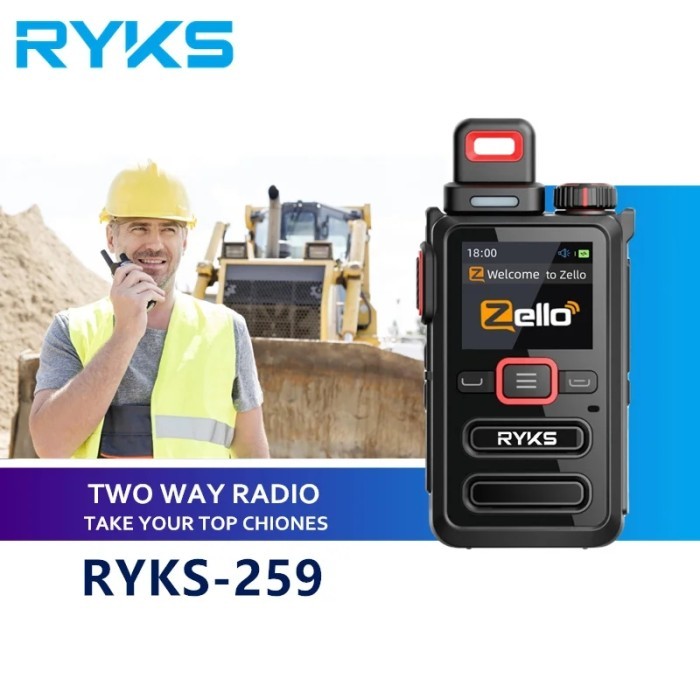 RYKS 259 HT PoC Zello 4G LTE Dual Sim